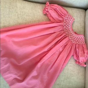 9m smocked pearl dress